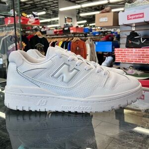New Balance 550 Triple White Size 10